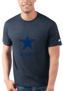 Dallas Cowboys Navy Blue TONAL LOGO Short Sleeve T Shirt