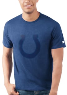 Starter Indianapolis Colts Blue TONAL LOGO Short Sleeve T Shirt