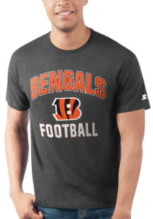 Starter Cincinnati Bengals Black SPORT DROP Short Sleeve T Shirt