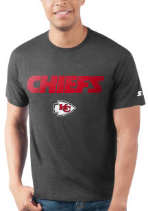 Starter Kansas City Chiefs Black NAME MASCOT MASCOT Short Sleeve T Shirt