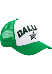 Starter Dallas Stars 3T Wordmark Trucker Adjustable Hat - Green