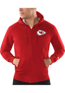 Starter Kansas City Chiefs Mens Red Primary Long Sleeve Full Zip Jacket