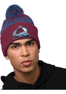 Starter Colorado Avalanche Maroon 1997 Blizzard Pom Mens Knit Hat