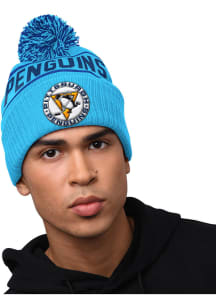 Starter Pittsburgh Penguins Black Retro 1997 Blizzard Pom Mens Knit Hat
