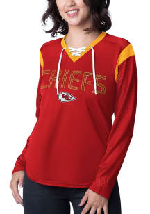 Kansas City Chiefs Womens Icing Fashion Football Jersey - Red