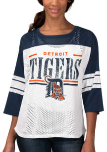Detroit Tigers Womens First Team Fashion Baseball Jersey - White