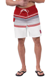 St Louis Cardinals Mens Red Jump Shot Swim Trunks