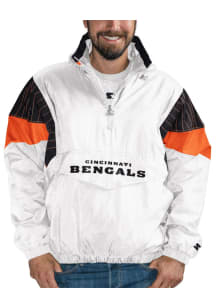Starter Cincinnati Bengals Mens White Thursday Night Pullover Jackets