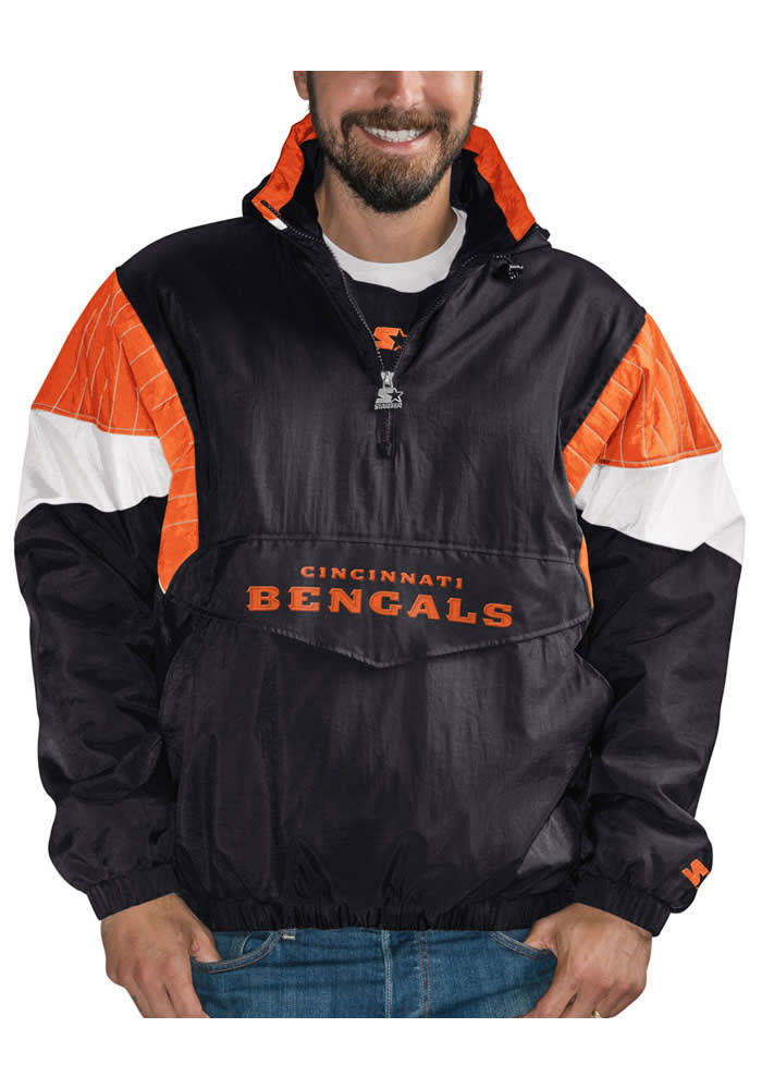 Starter Cincinnati Bengals Mens Thursday Night Pullover Jackets