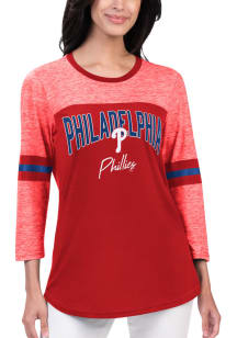 Philadelphia Phillies Womens Blue Play the Game LS Tee