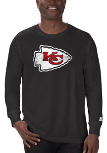 Starter Kansas City Chiefs Black Primary Long Sleeve T Shirt