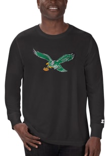 Starter Philadelphia Eagles Black Primary Long Sleeve T Shirt