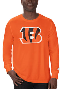 Starter Cincinnati Bengals Orange Primary Long Sleeve T Shirt