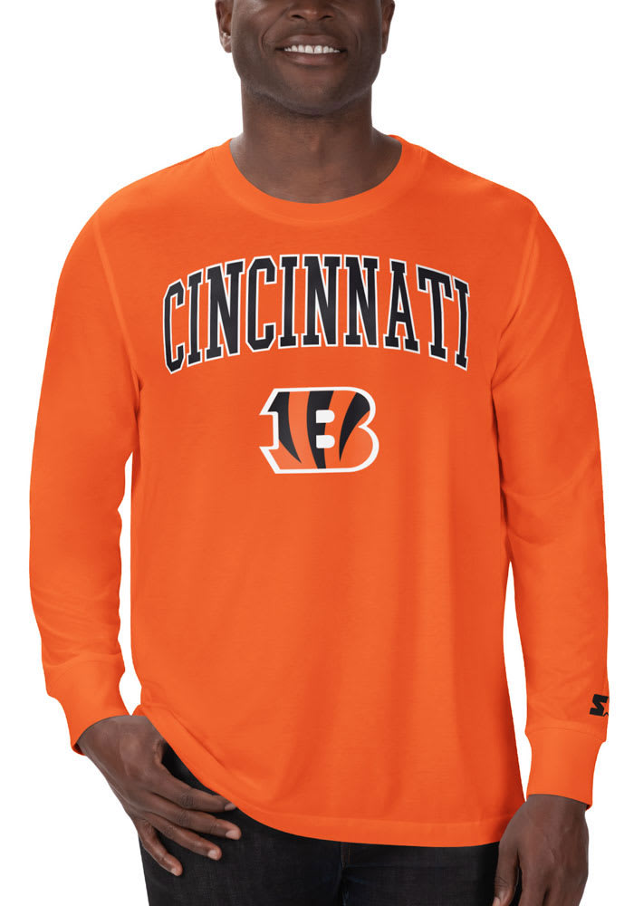 Starter Cincinnati Bengals Arch Name Long Sleeve T Shirt