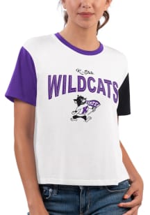 K-State Wildcats Womens White Sprint Short Sleeve T-Shirt