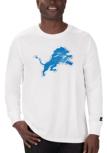 Starter Detroit Lions White Primary Long Sleeve T Shirt