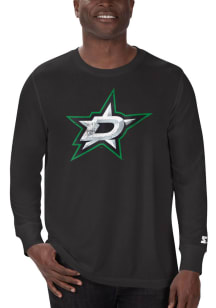Starter Dallas Stars Black PRIMARY Long Sleeve T Shirt