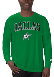 Starter Dallas Stars Kelly Green ARCH NAME Long Sleeve T Shirt