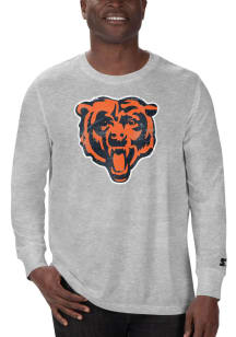 Starter Chicago Bears Grey Primary Long Sleeve T Shirt