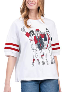 St Louis Cardinals Womens White Winners Short Sleeve T-Shirt