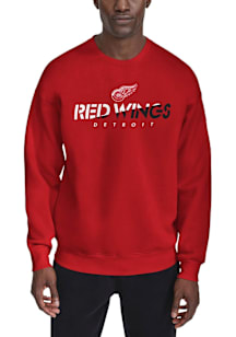 MSX by Michael Strahan Detroit Red Wings Mens Red Warrior Long Sleeve Sweatshirt