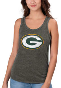 Green Bay Packers Womens Black Playoff Tank Top