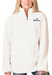 Minnesota Vikings Womens White Tailgate Long Sleeve Full Zip Jacket