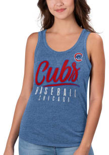 Chicago Cubs Womens Blue Playoff Tank Top