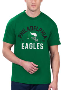 Starter Philadelphia Eagles Kelly Green Hand Off Short Sleeve T Shirt