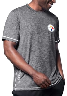 MSX Pittsburgh Steelers Black Motion Short Sleeve T Shirt