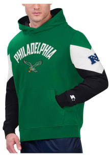 Starter Philadelphia Eagles Mens Kelly Green Kickoff Fashion Hood
