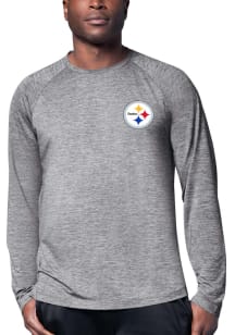 MSX Pittsburgh Steelers Black Completion Long Sleeve T-Shirt