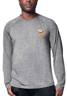 MSX Minnesota Vikings Black Completion Long Sleeve T-Shirt