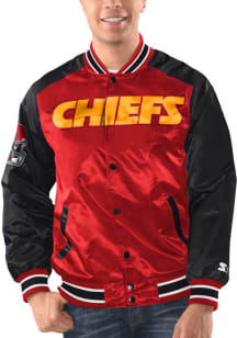 Starter Kansas City Chiefs Mens Red The Renegade Medium Weight Jacket