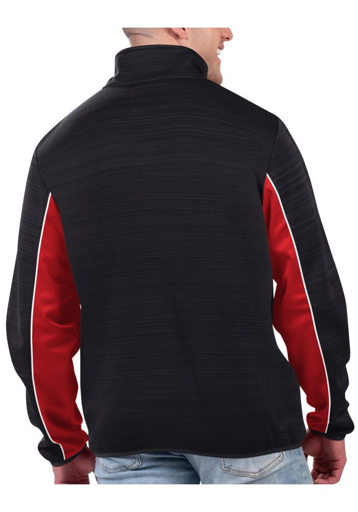 Cincinnati Reds Mens Red Force Play Track Jacket