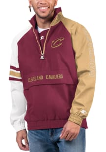 Starter Cleveland Cavaliers Mens Maroon Elite Pullover Jackets