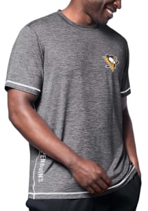MSX Pittsburgh Penguins Black Motion Short Sleeve T Shirt