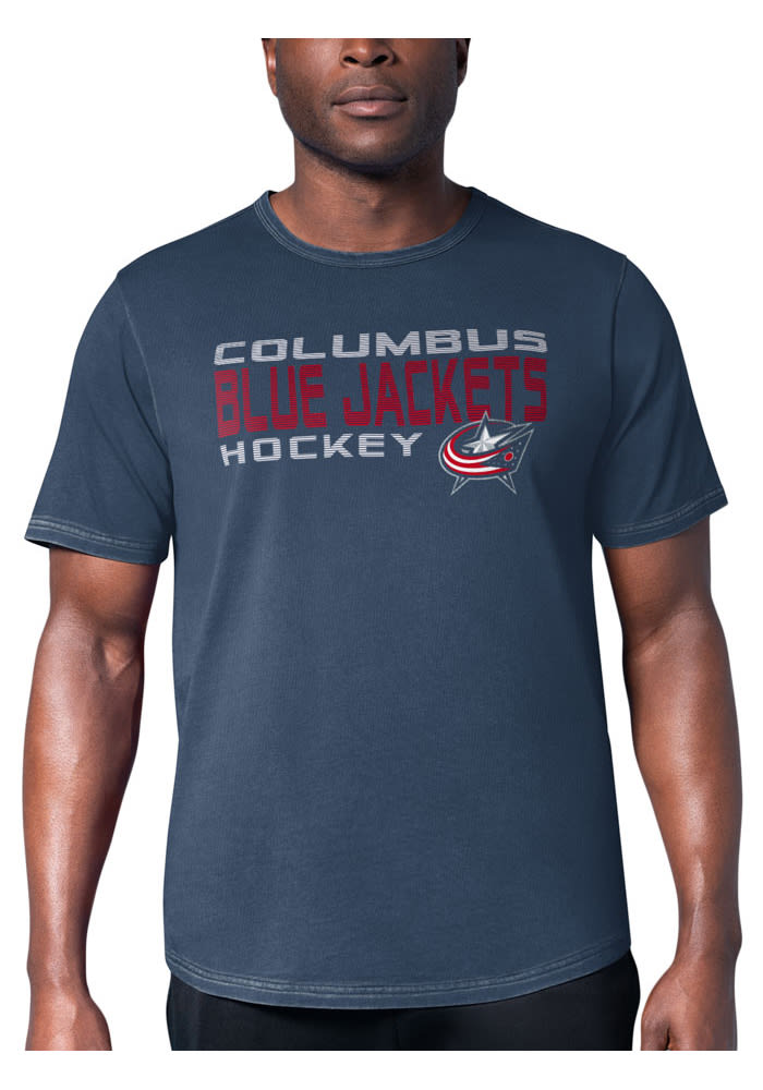 MSX Columbus Blue Jackets Impact Short Sleeve T Shirt