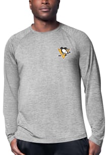 MSX Pittsburgh Penguins Black Completion Long Sleeve T-Shirt