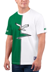 Starter Philadelphia Eagles White Shockwave Short Sleeve T Shirt