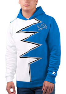 Starter Detroit Lions Mens White Shockwave Fashion Hood
