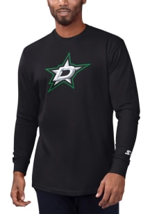 Starter Dallas Stars Black Primary Style Long Sleeve T Shirt