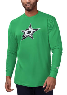Starter Dallas Stars Kelly Green Primary Long Sleeve T Shirt