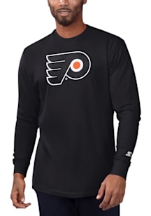 Starter Philadelphia Flyers Black Primary Long Sleeve T Shirt