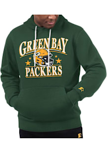 Starter Green Bay Packers Mens Green Helmet Long Sleeve Hoodie