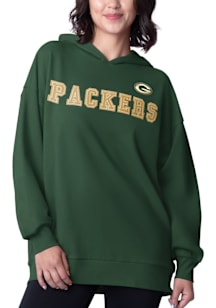 Green Bay Packers Womens Green New Turf Hooded Sweatshirt