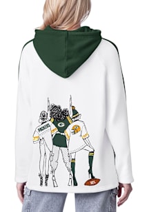 Green Bay Packers Womens Green Double Score Hooded Sweatshirt