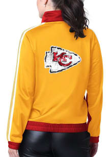 Kansas City Chiefs Womens Red Rebel Long Sleeve Track Jacket