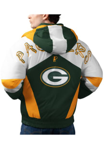 Mens Green Bay Packers Pro Player Vintage Shoulder To Shoulder Heavyweight Jacket - Green