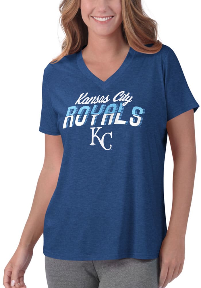 Kansas City Royals ROYAL Womens Perf Short Sleeve Tee 9437072